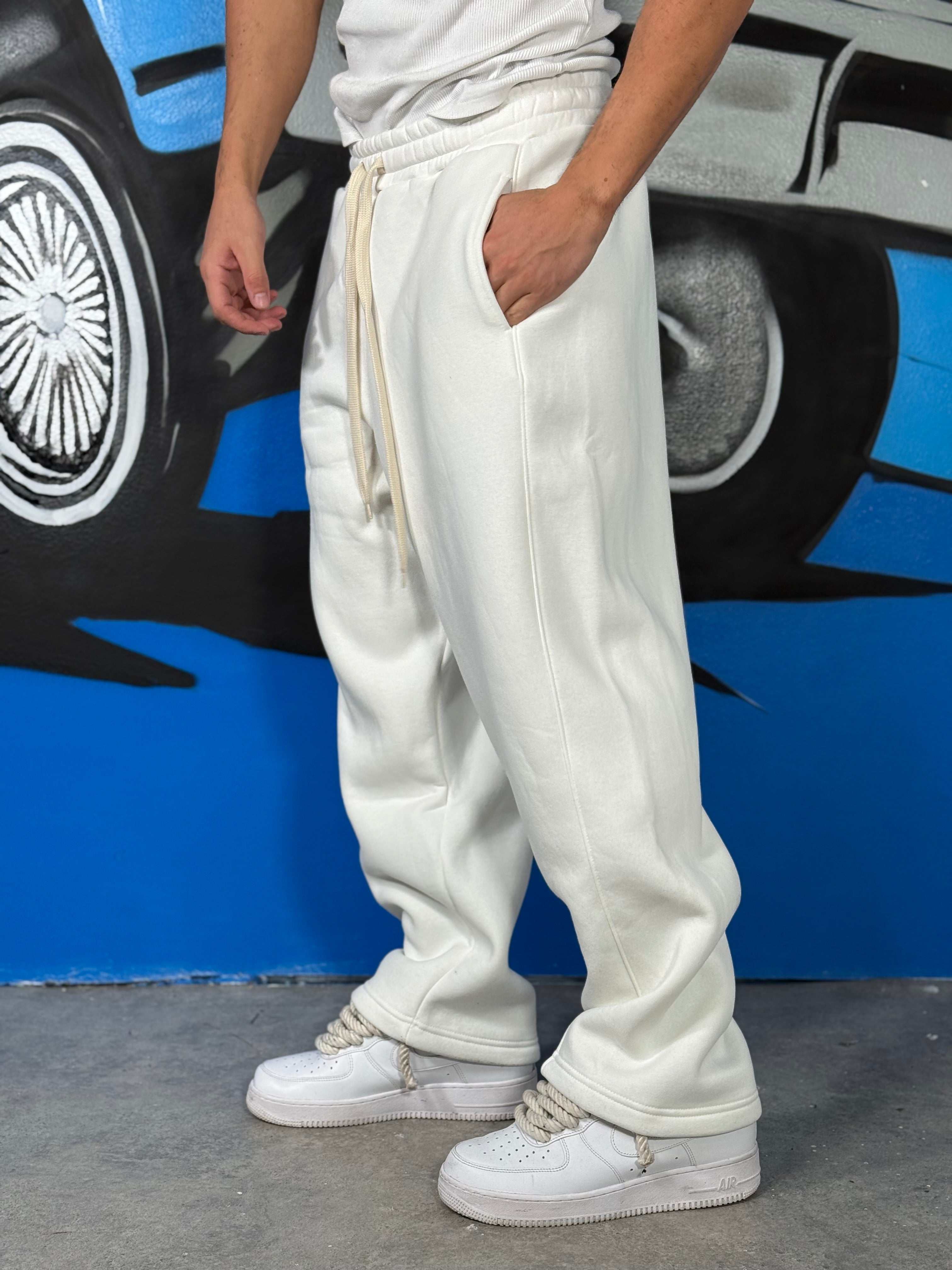 PANTA TUTA AMPIO BIANCO