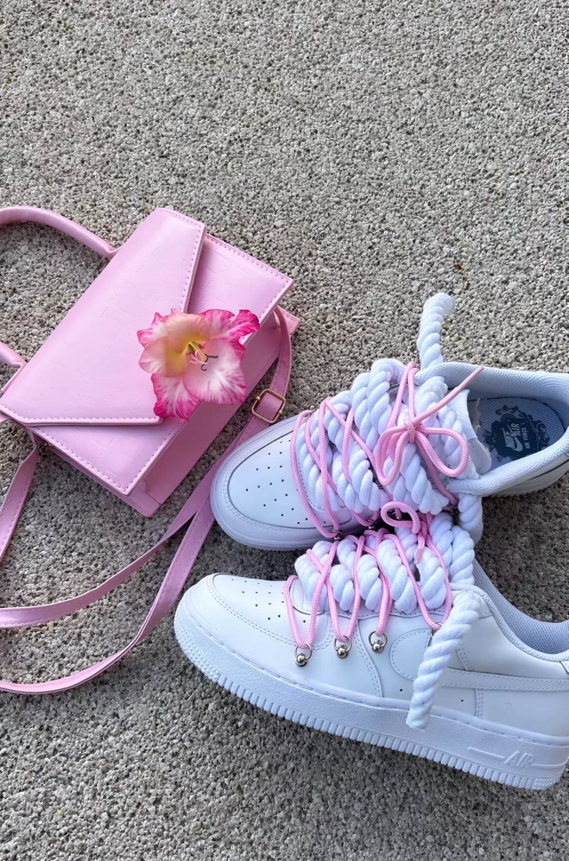 AF1 "ROPE LACES" MODEL X PINK
