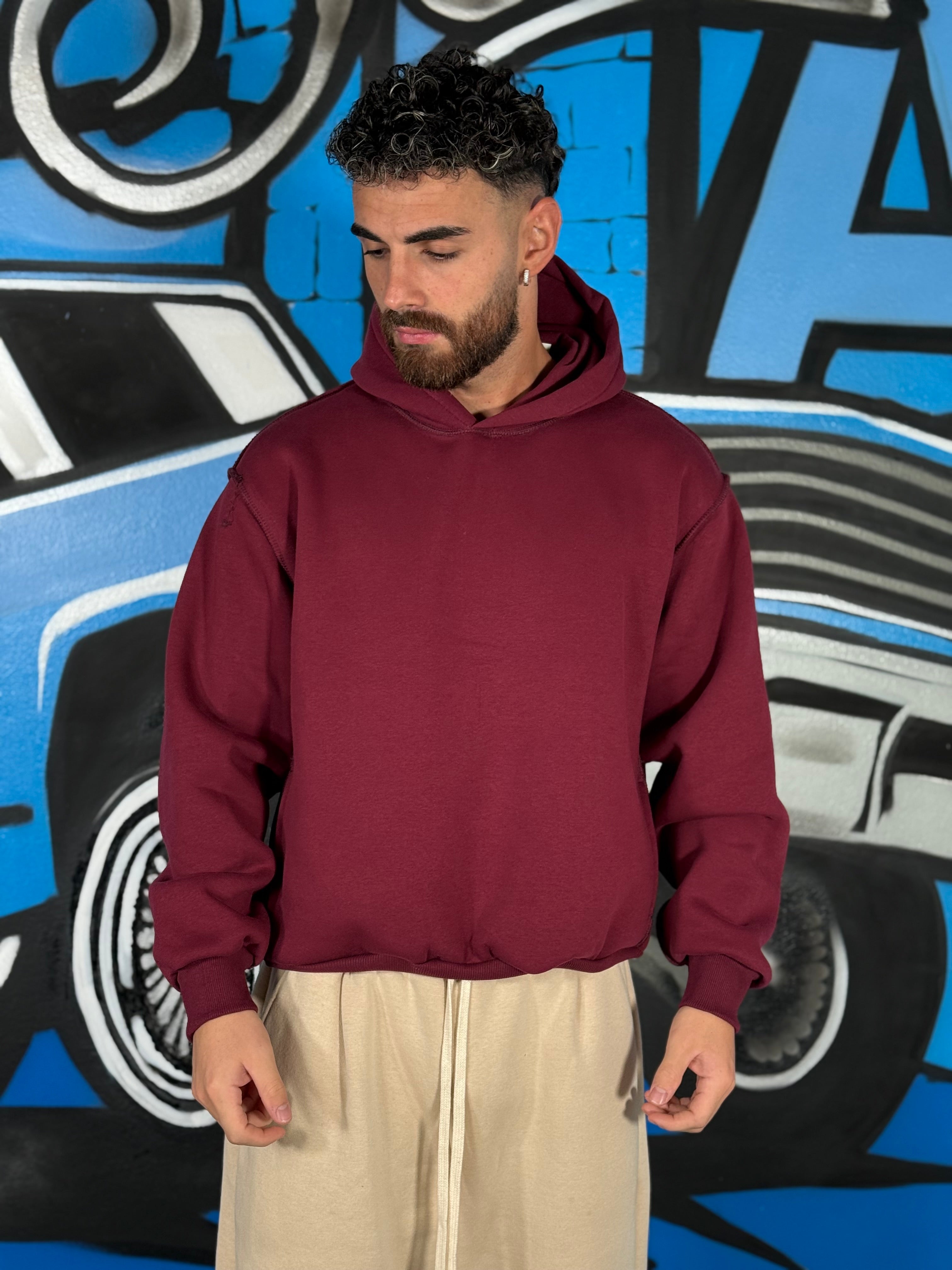 FELPA REVERSE BOXY FIT