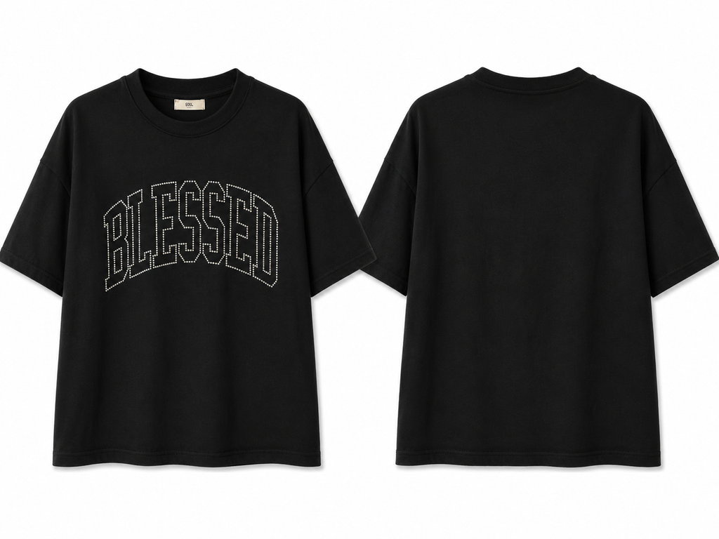 T-SHIRT BLESSED CROP