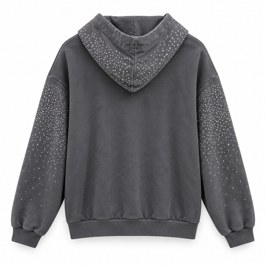 HOODIE ZIP GARZATA