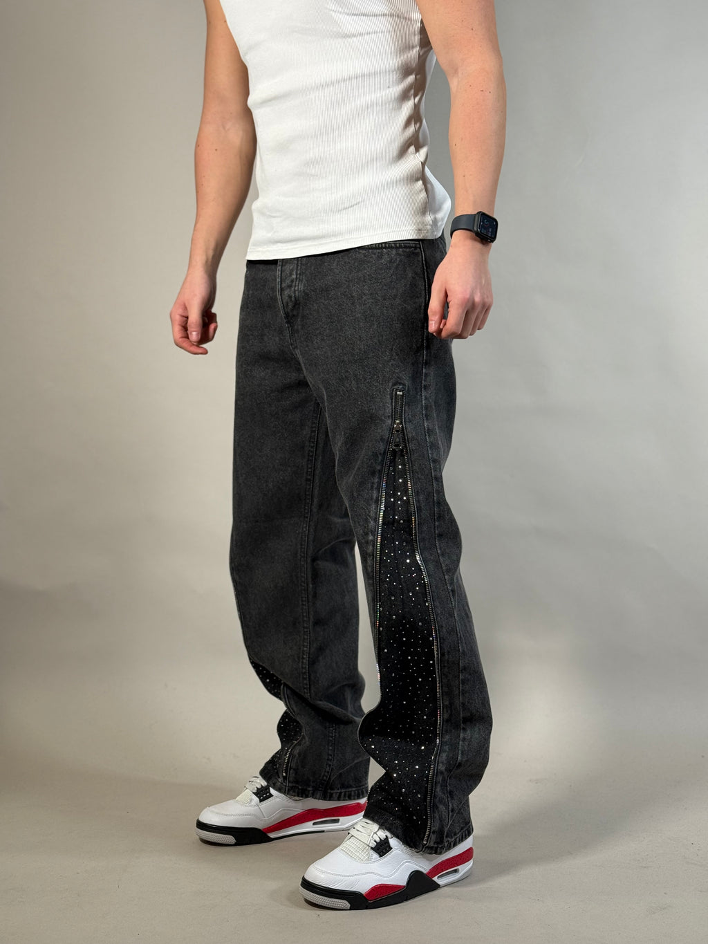 FLARE JEANS DIAMOND LUXURY NERO