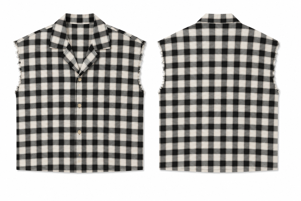 CAMICIA SFRANGIATA QUADRI