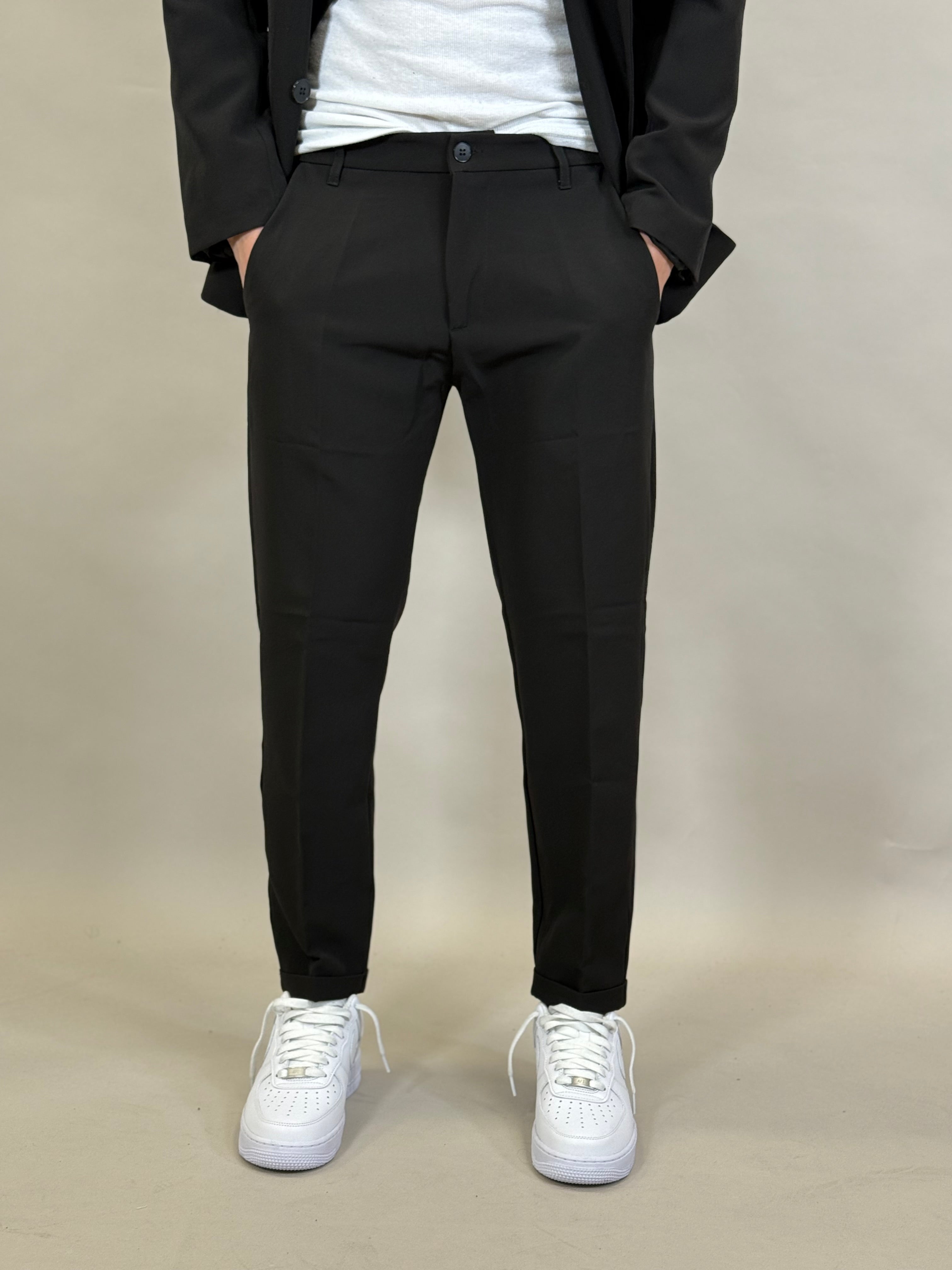 ABITO DOPPIO PETTO NERO