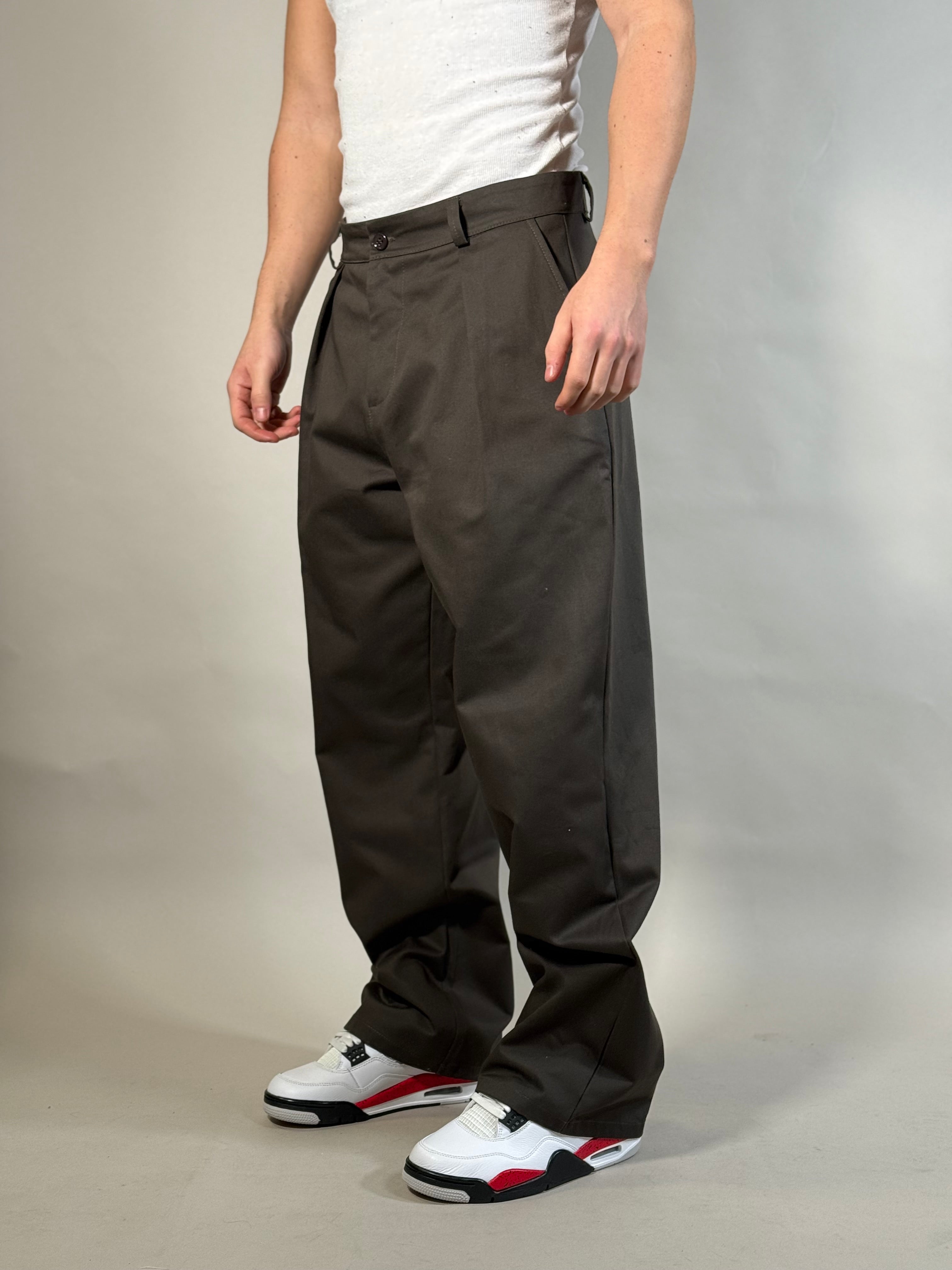 PANTA GABARDINA OVER SIZE