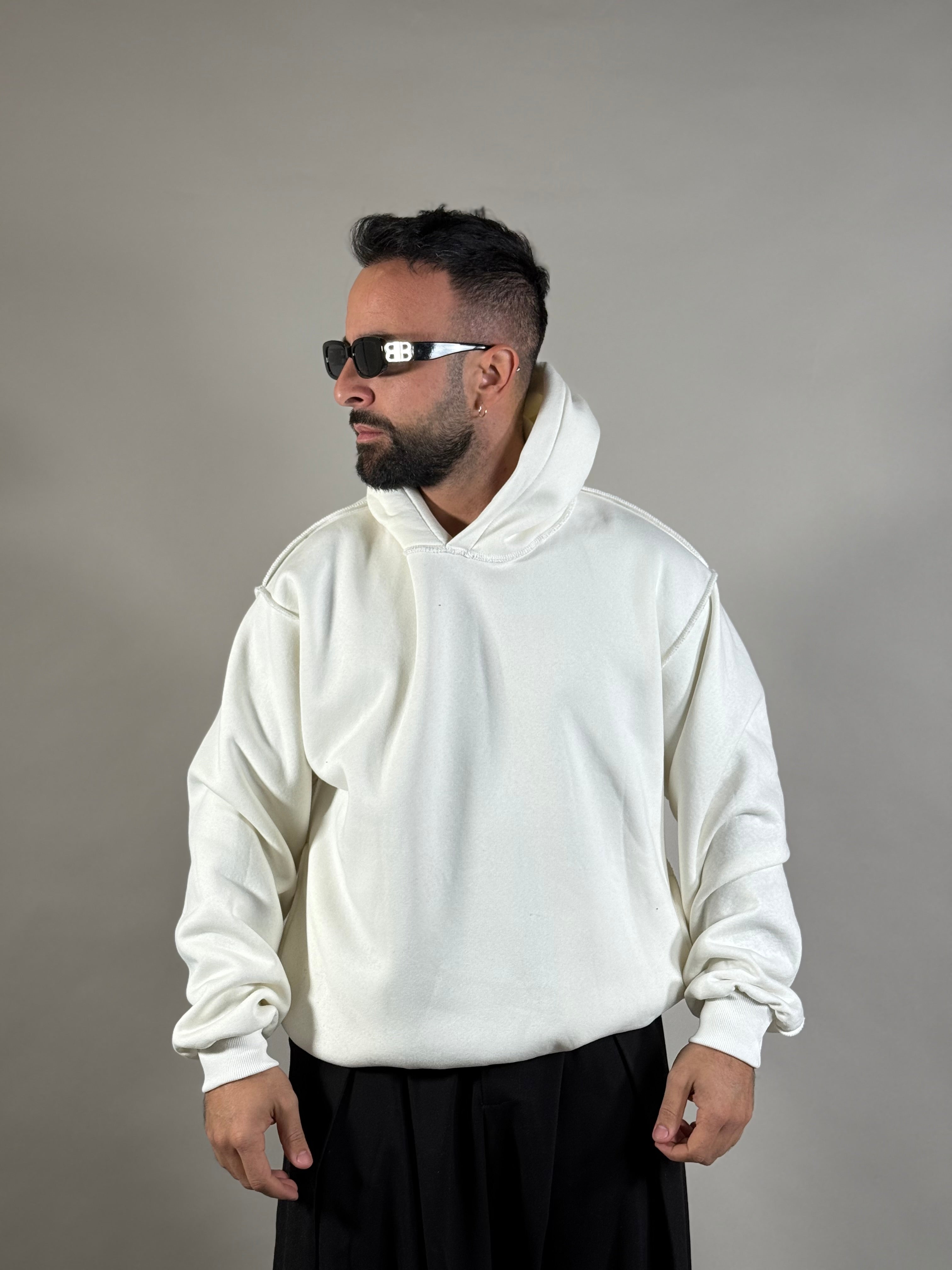 FELPA REVERSE BIANCA