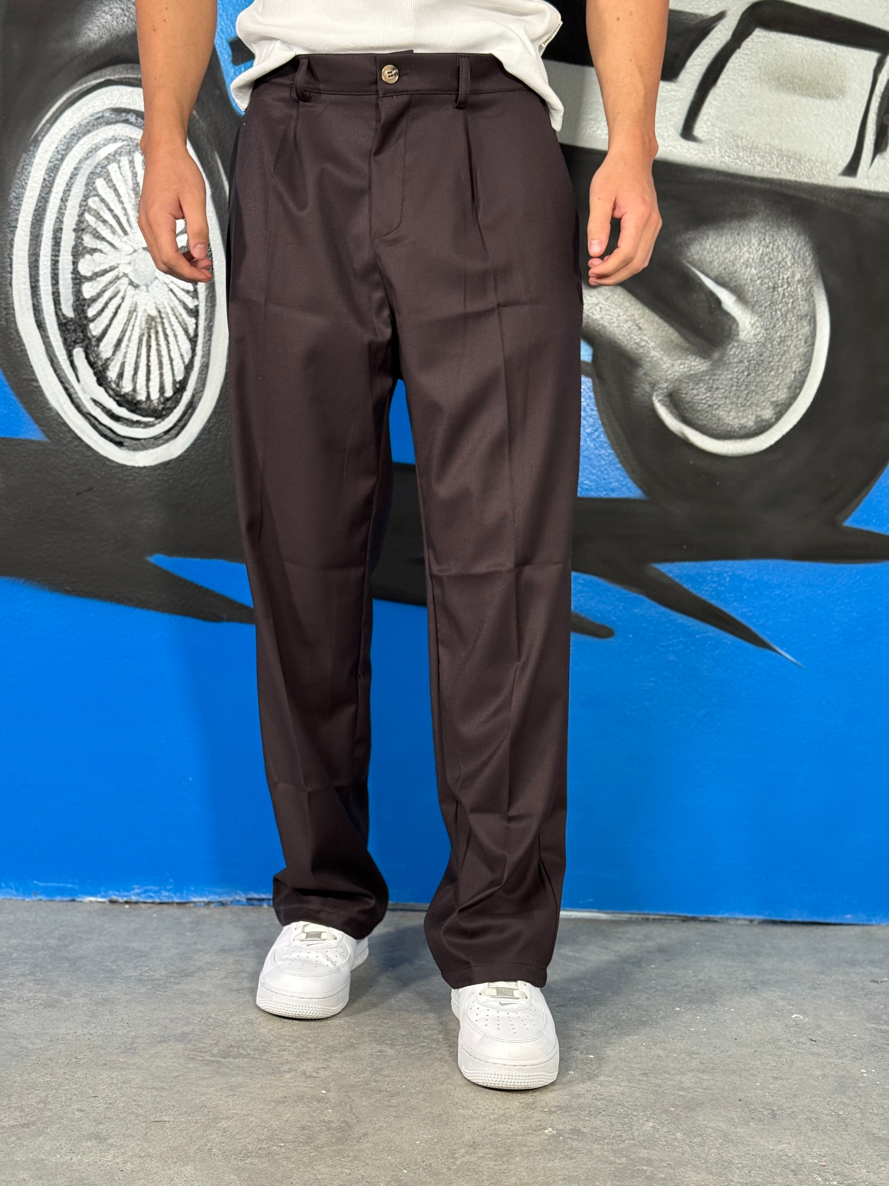 PANTA CAPRI AMPIO NERO