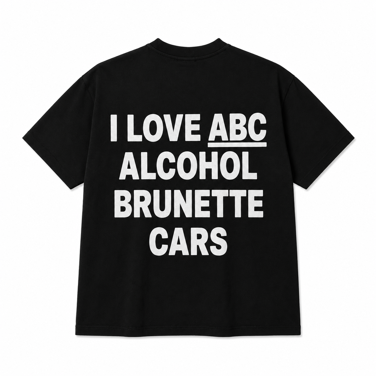 T-SHIRT I LOVE ABC