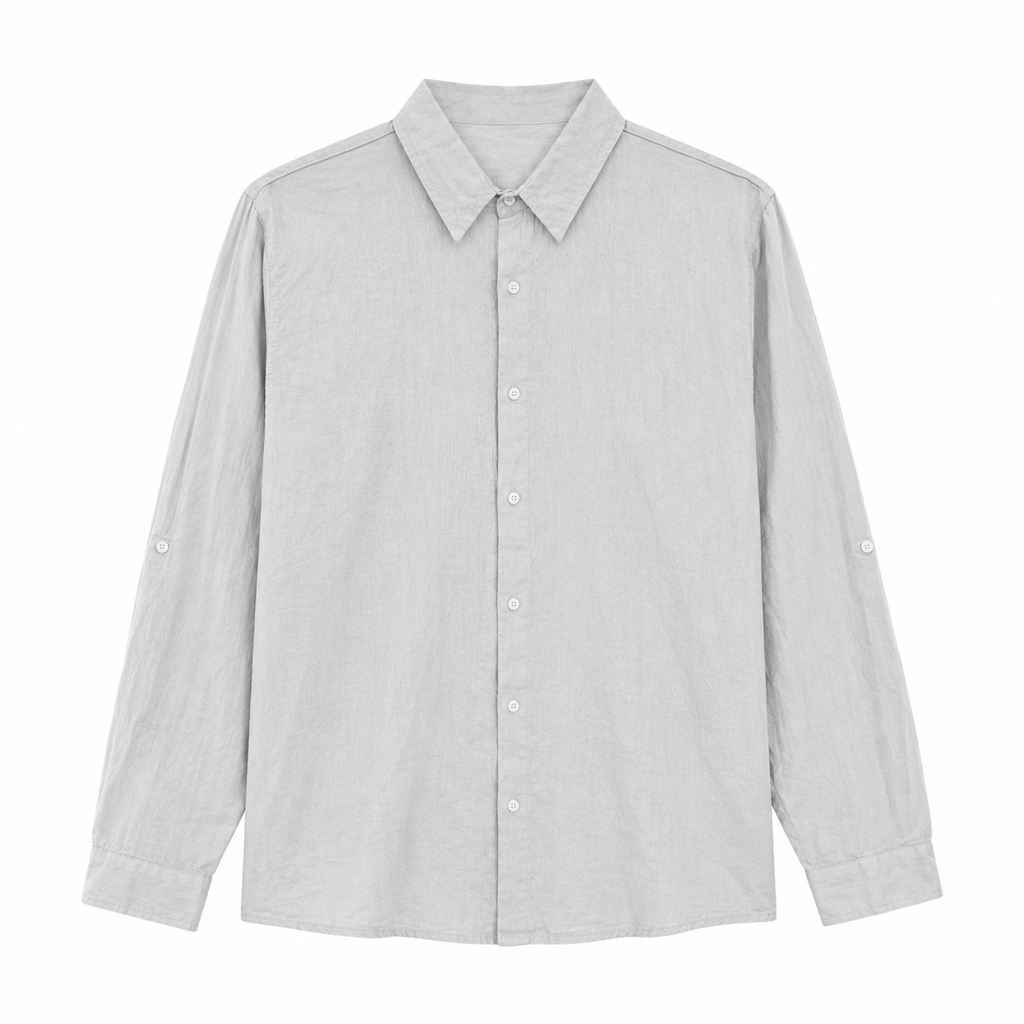 CAMICIA LINO MANICA LUNGA