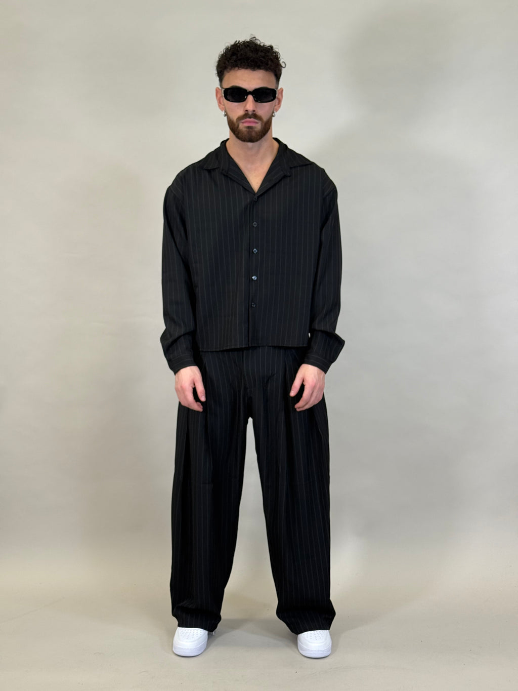 COMPLETO CROP GESSATO