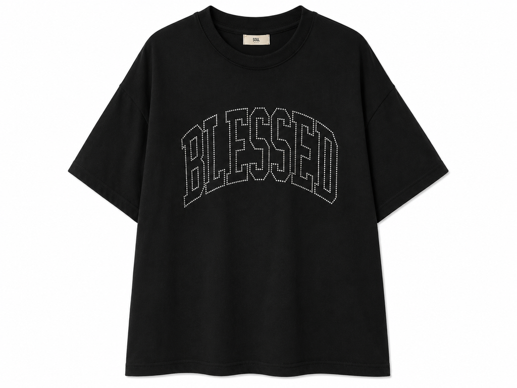 T-SHIRT BLESSED CROP