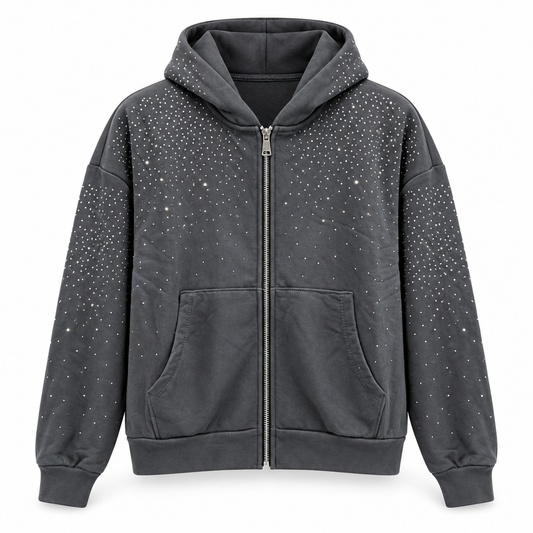 HOODIE ZIP GARZATA