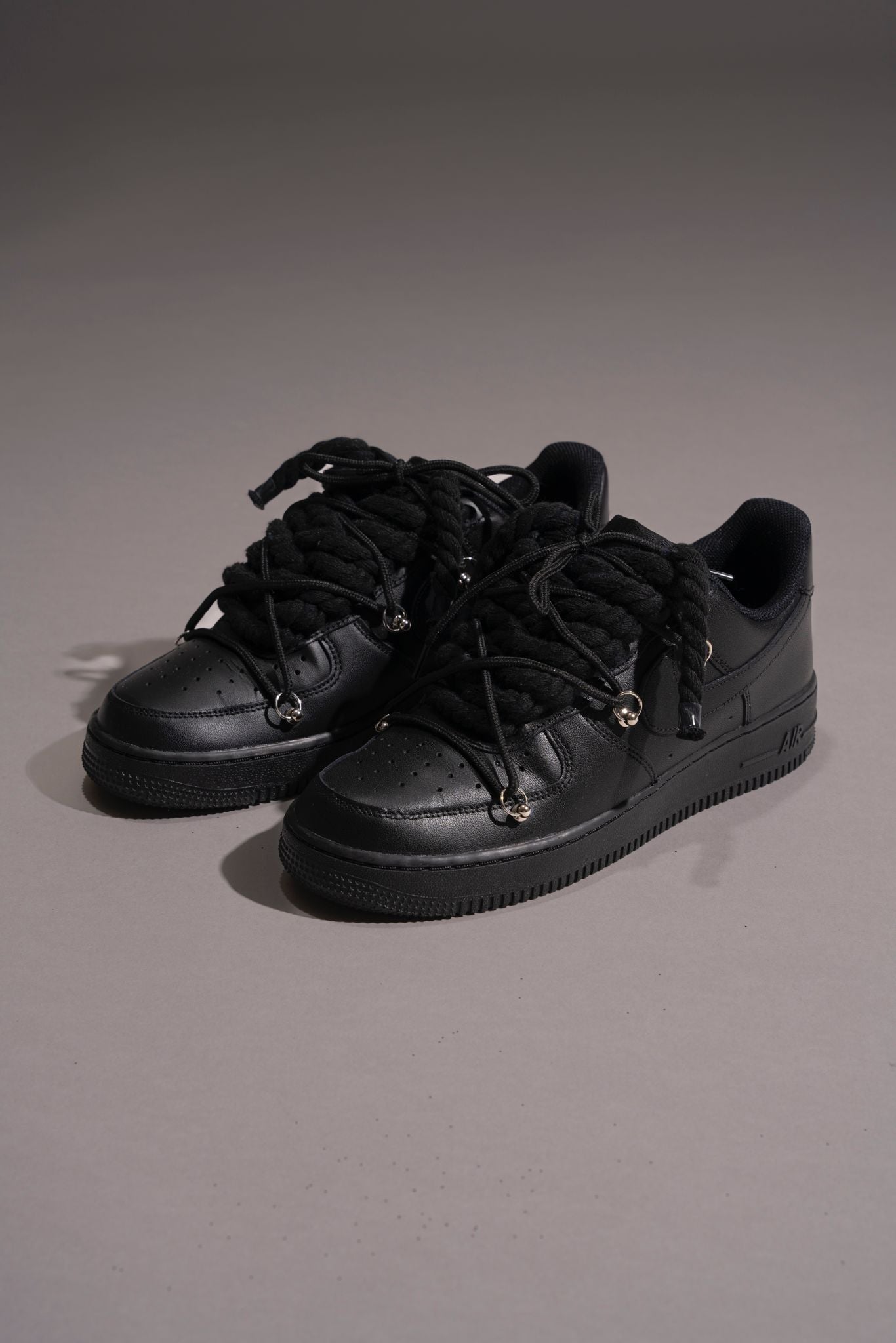 AF1 "ROPE LACES" MODEL X BLACK