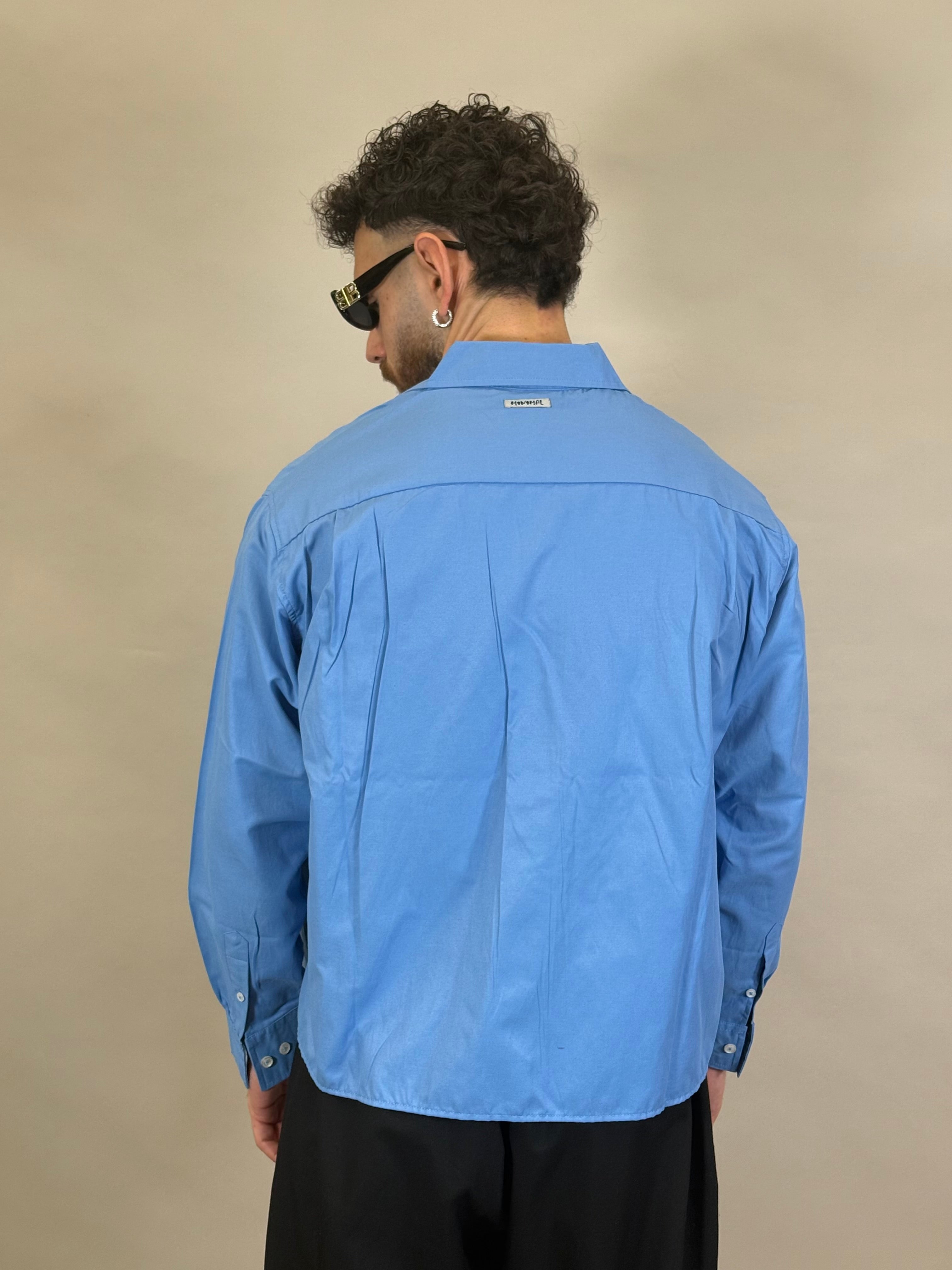 CAMICIA MINIMAL BLU