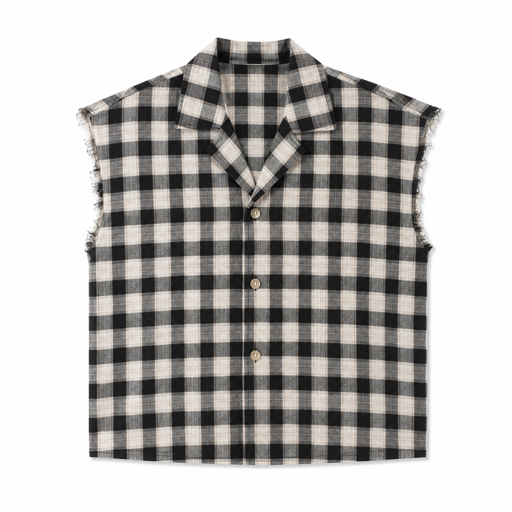 CAMICIA SFRANGIATA QUADRI
