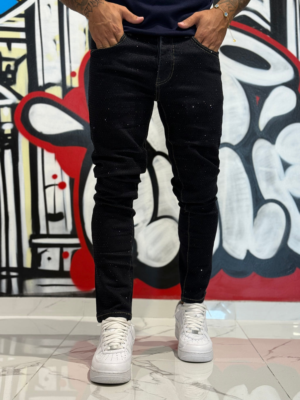 JEANS DIAMOND BLU