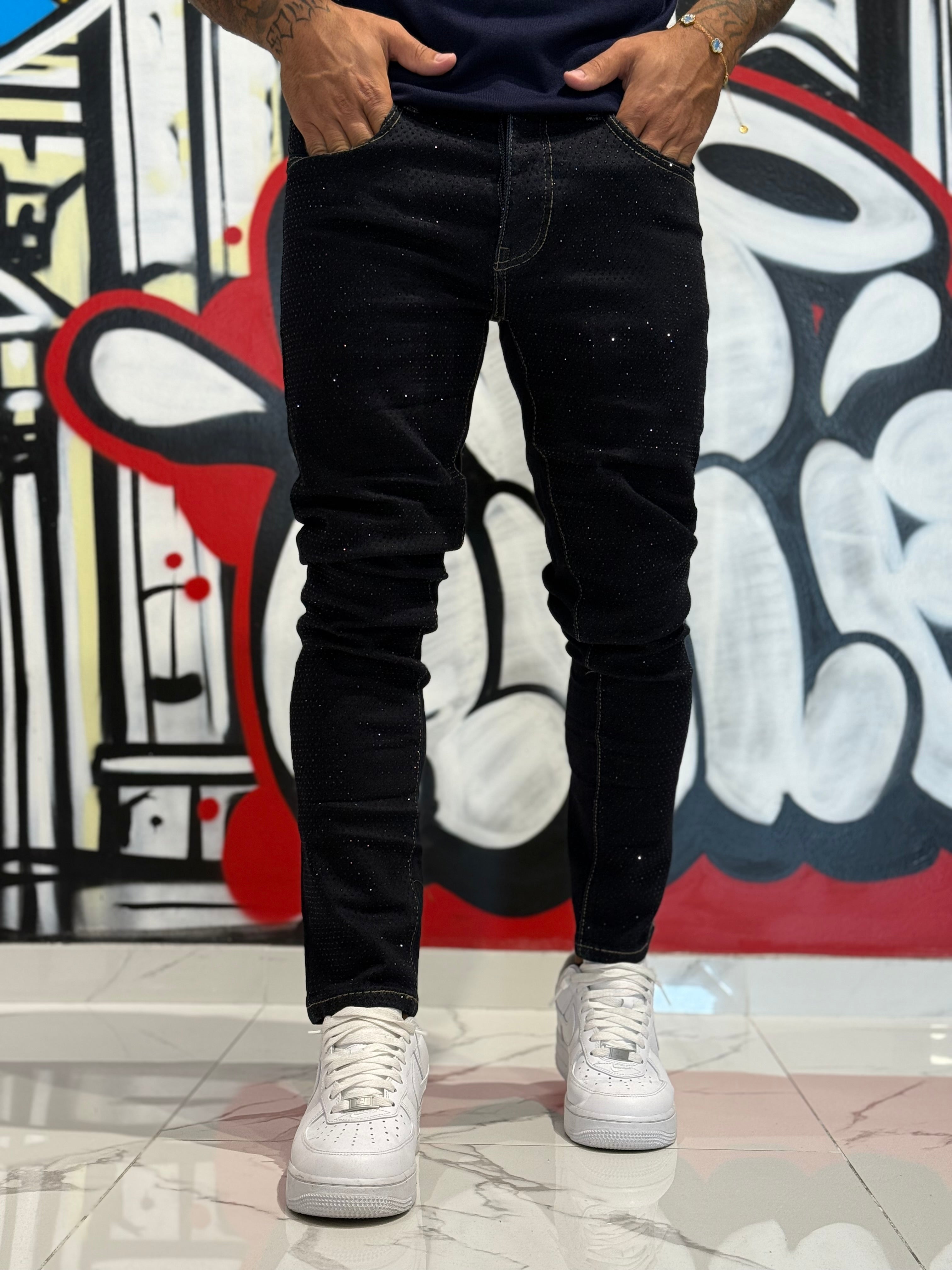 JEANS DIAMOND BLU