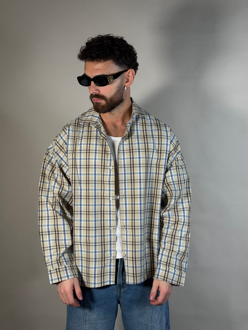 CAMICIA QUADRI SEMI OVER