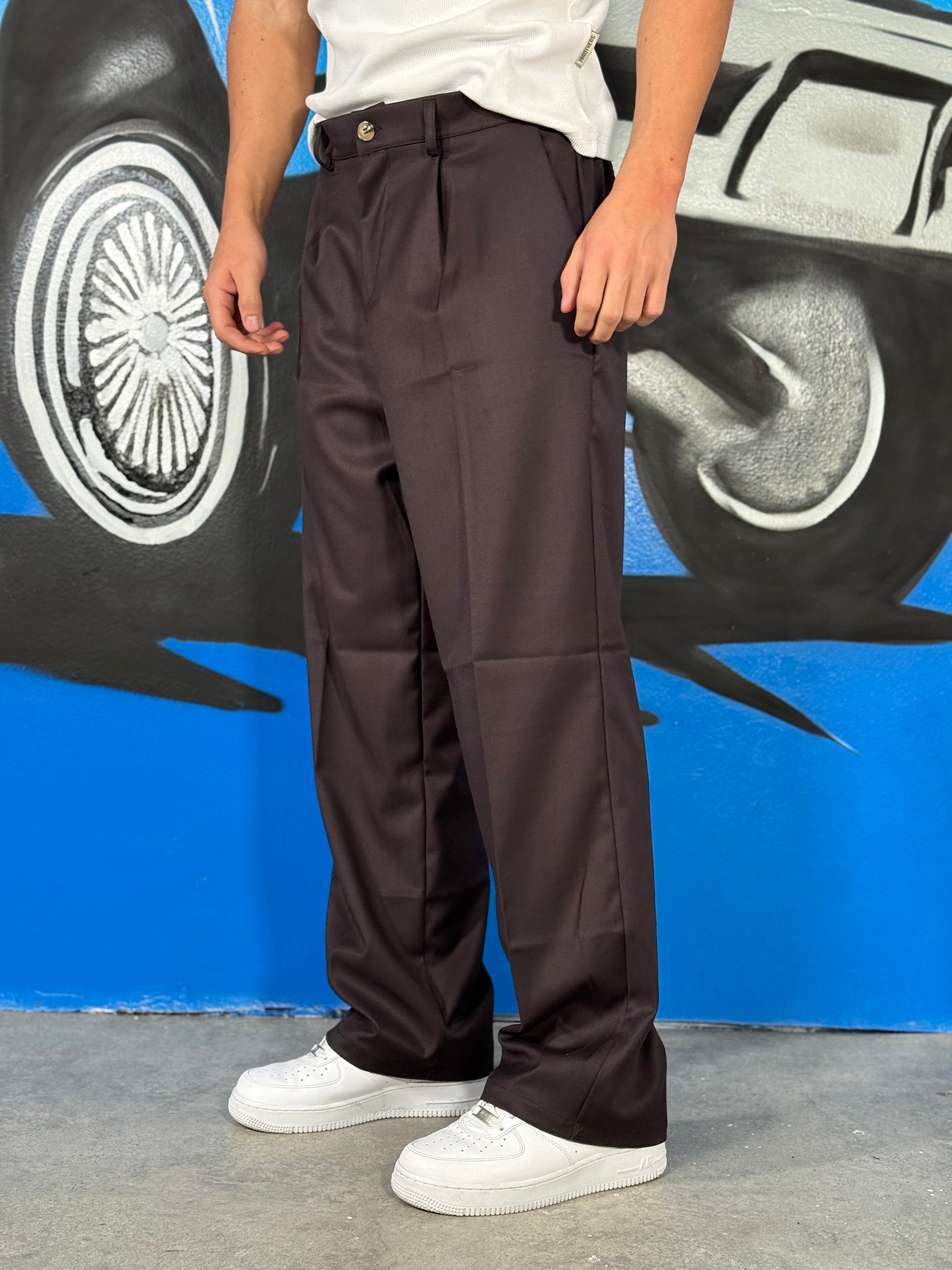 PANTA CAPRI AMPIO NERO