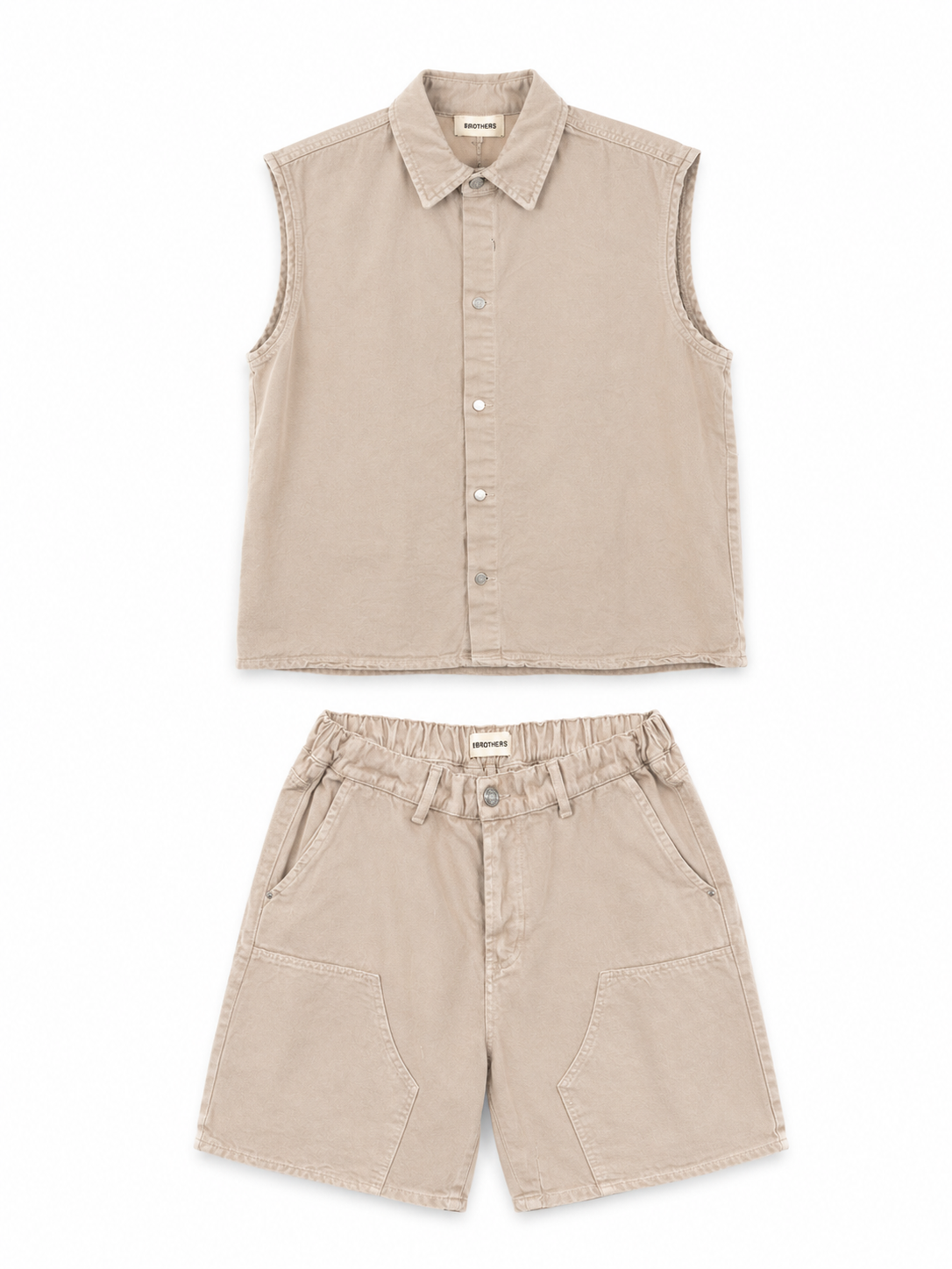 COMPLETO SMANICATO DENIM