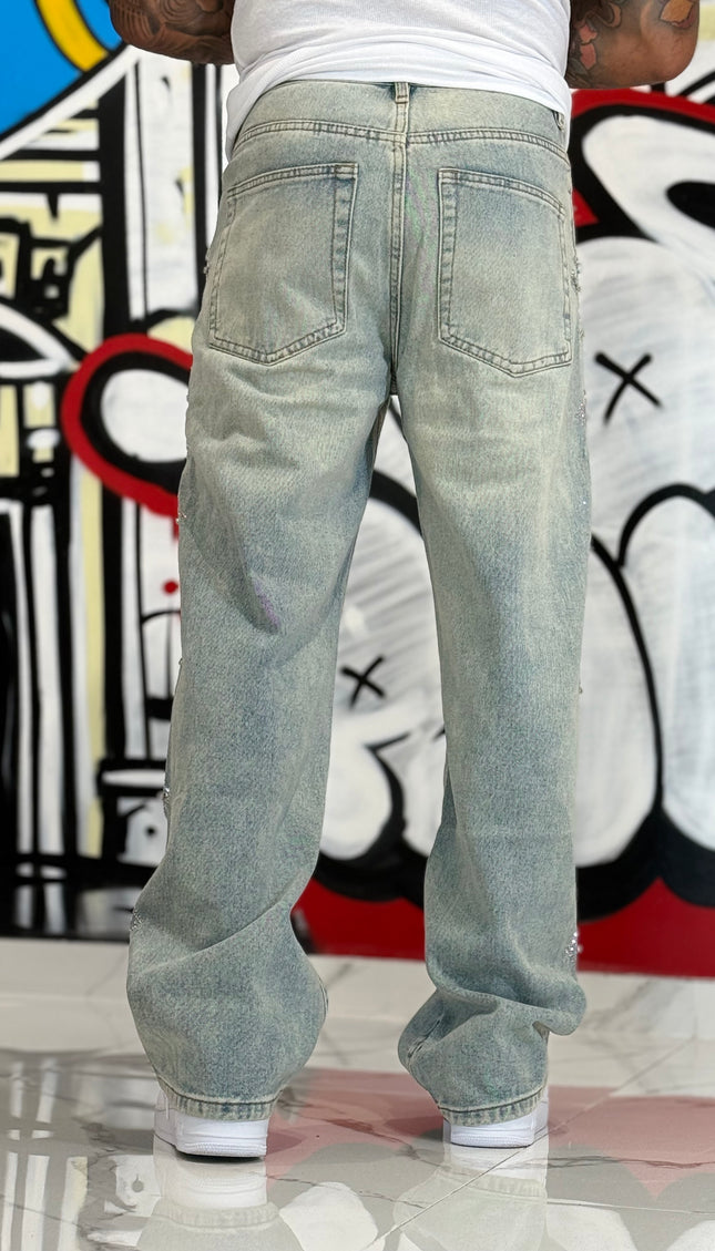 JEANS PREMIUM STRASS CROCI