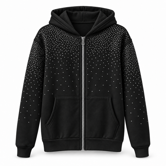 HOODIE DIAMOND KIDS ZIP