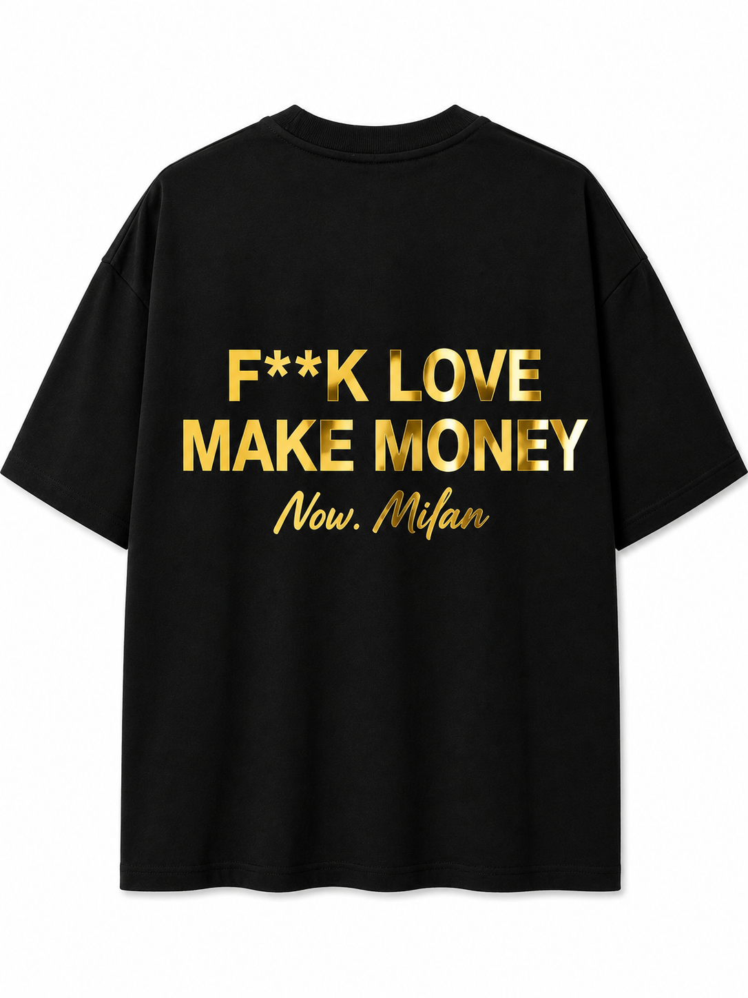 T-SHIRT F**K GOLD