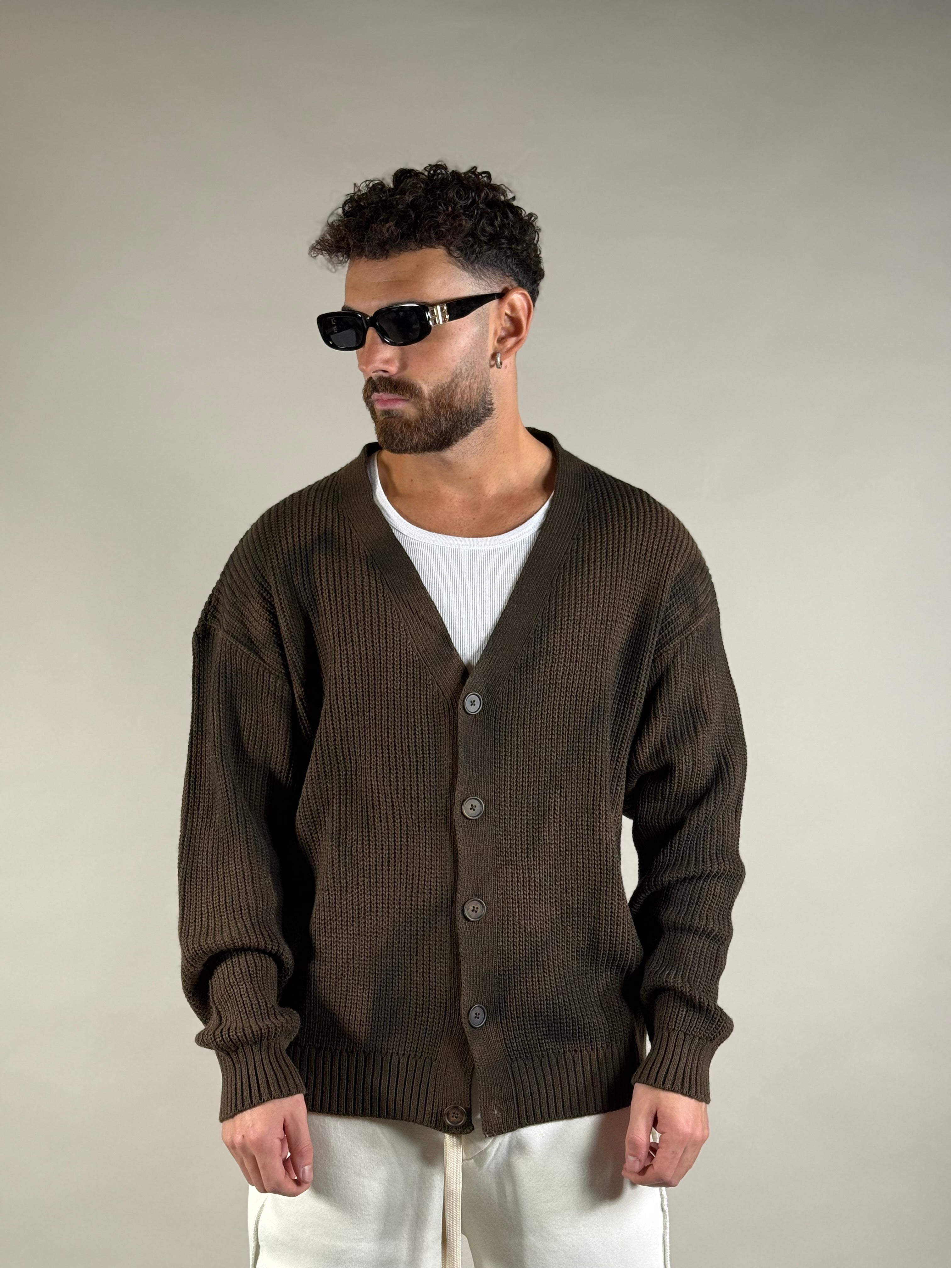 CARDIGAN ROMA MARRONE