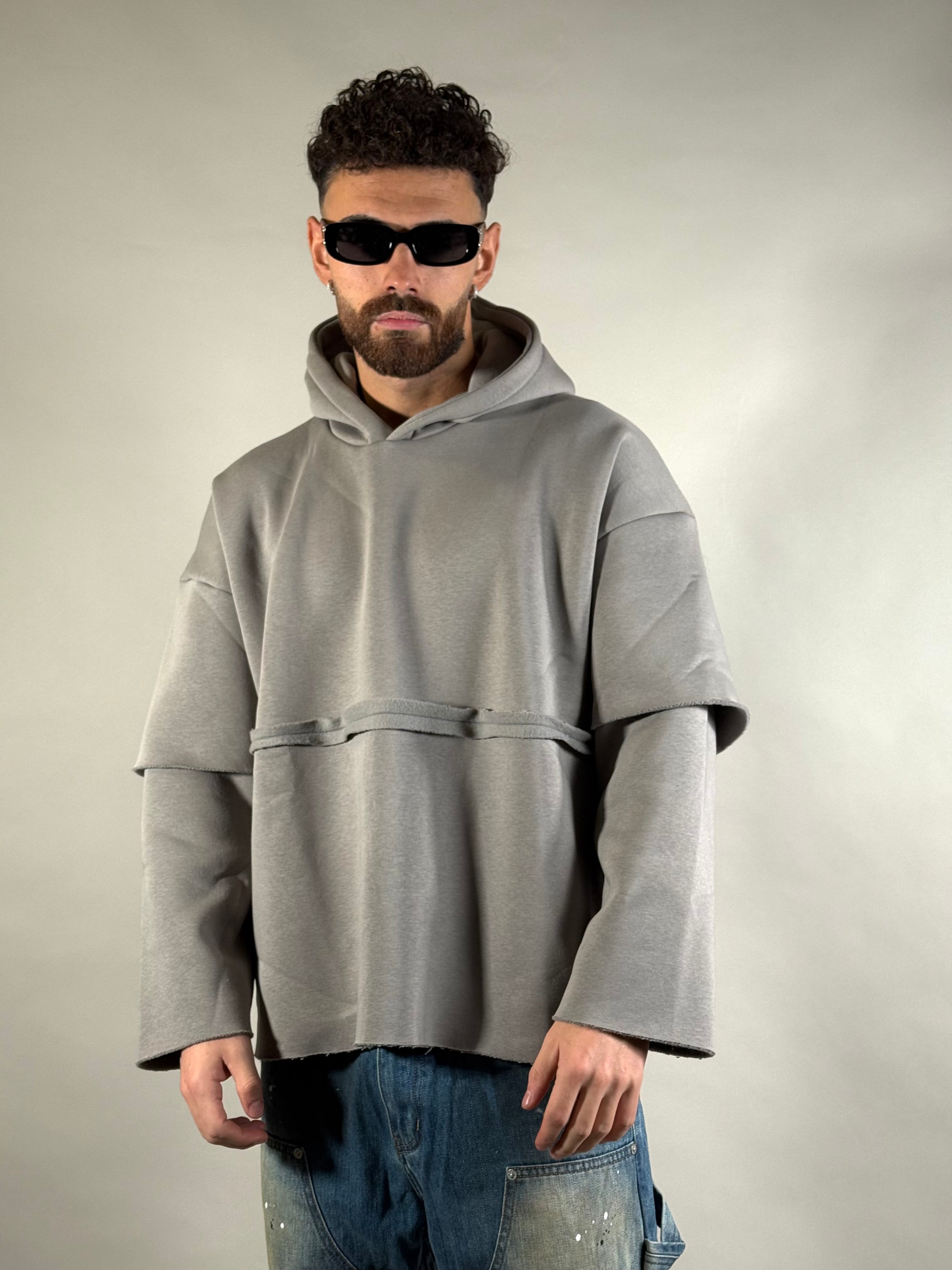 FELPA LONGSLEAVE GRIGIA