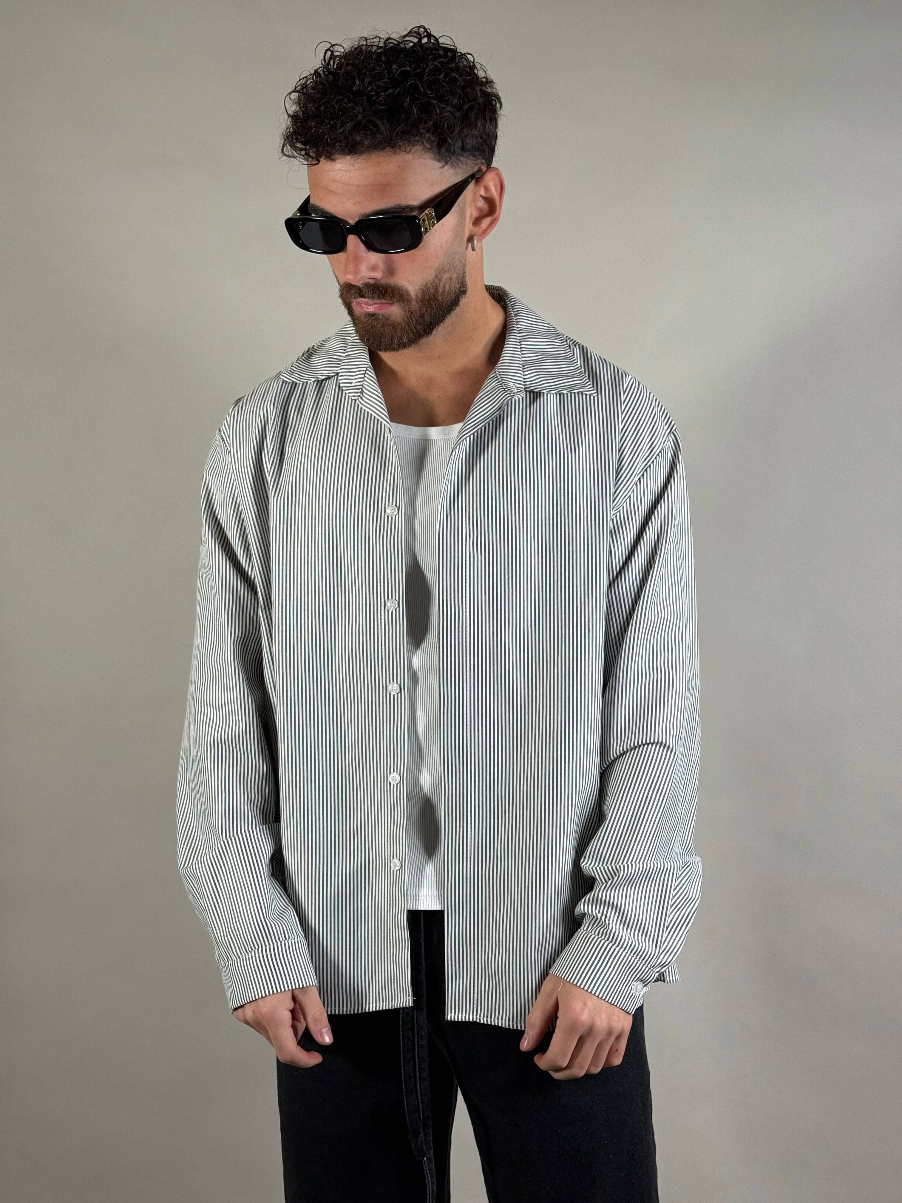 CAMICIA PORTOFINO NERA