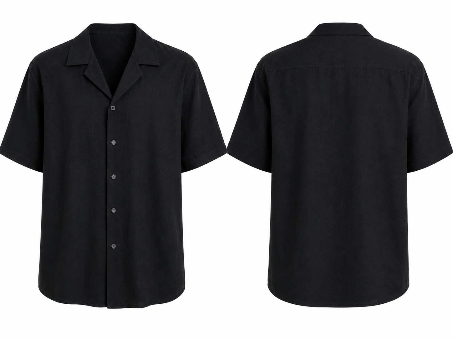CAMICIA LINO MANICA CORTA