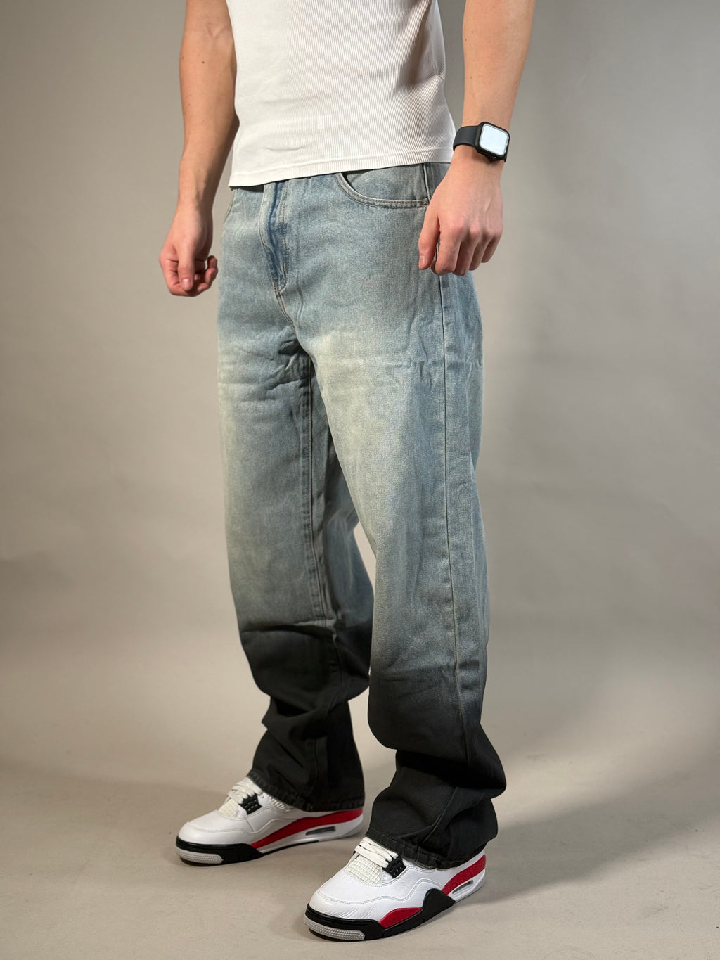 JEANS BAGGY FUMÈ