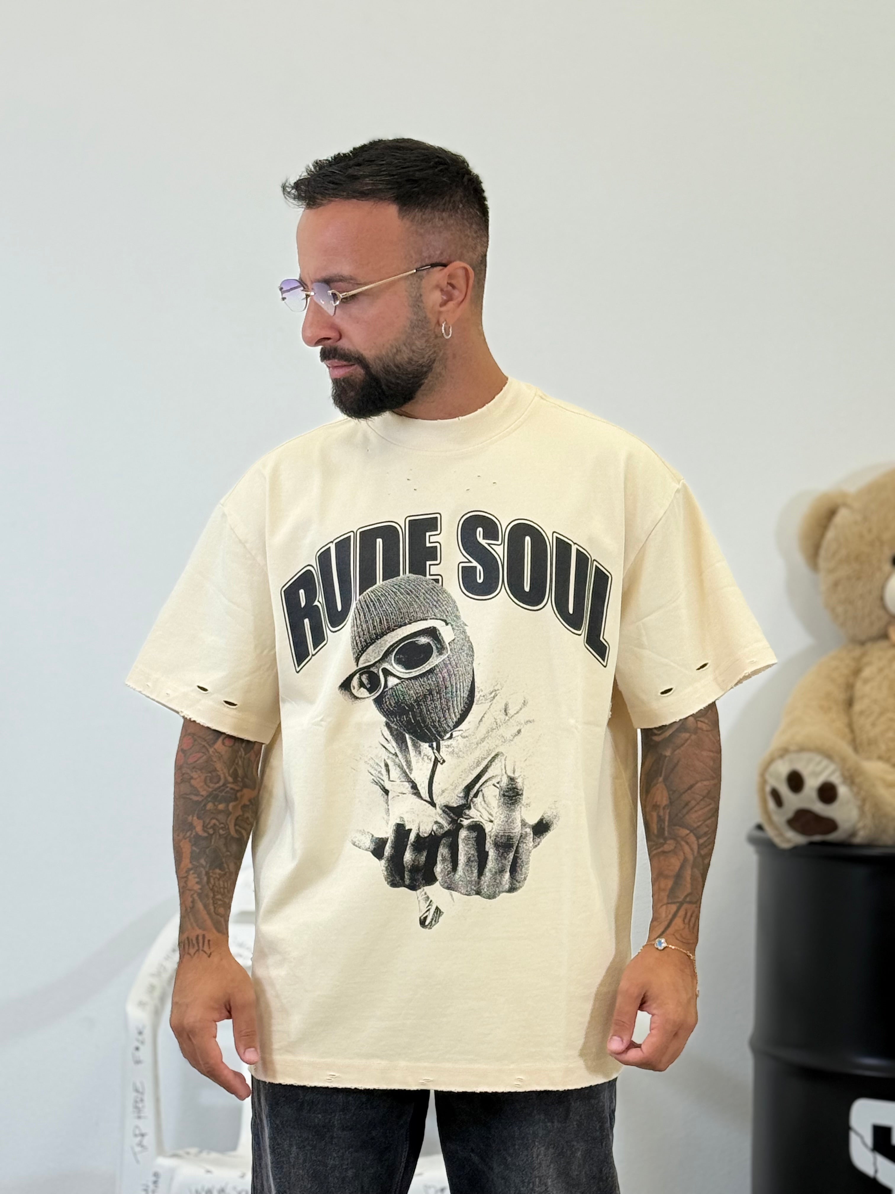 T-SHIRT RUDE SOUL BEIGE