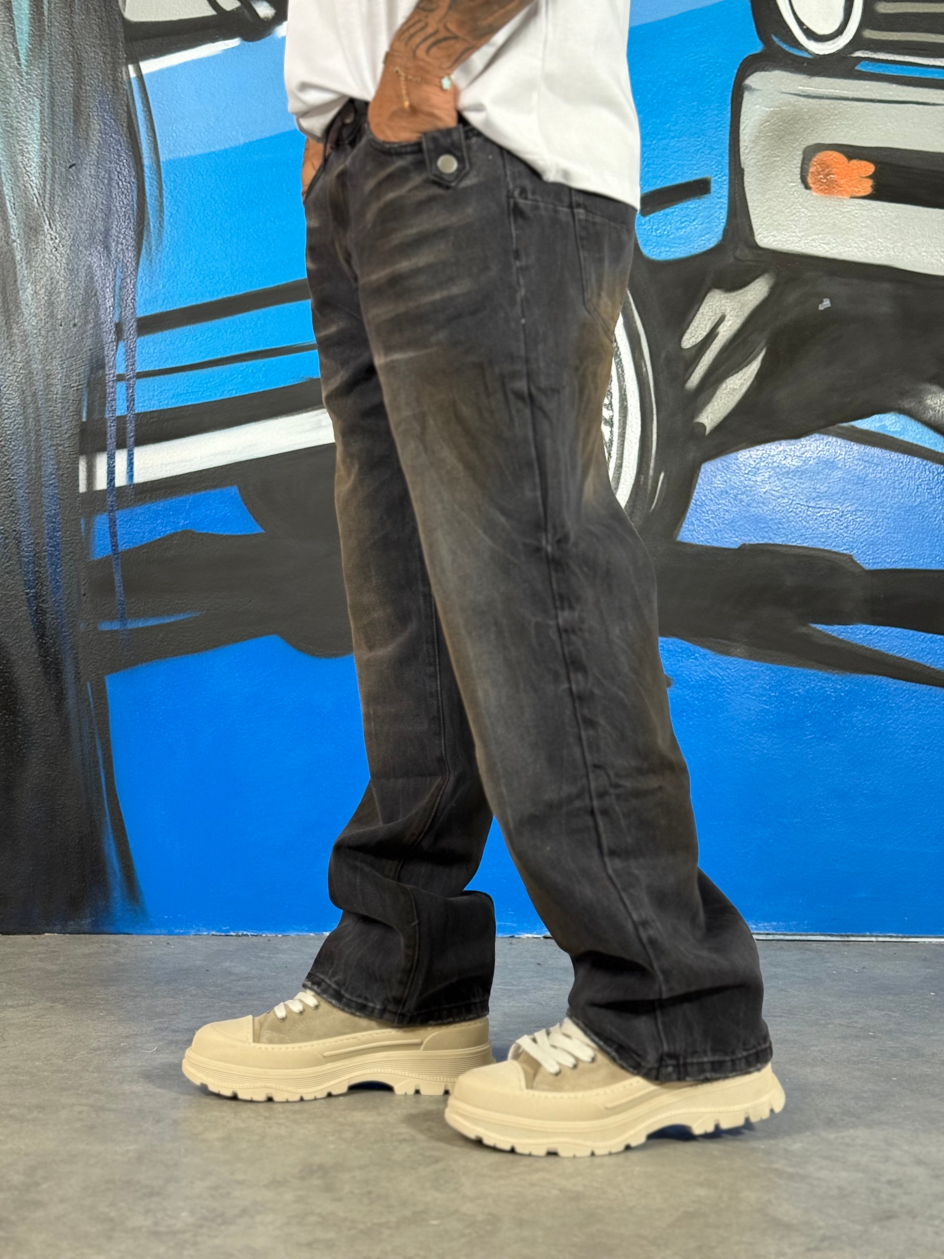 JEANS BAGGY LAVAGGIO SCURO