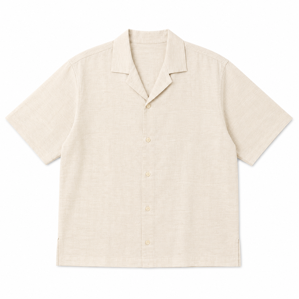 CAMICIA MANICA CORTA LINO