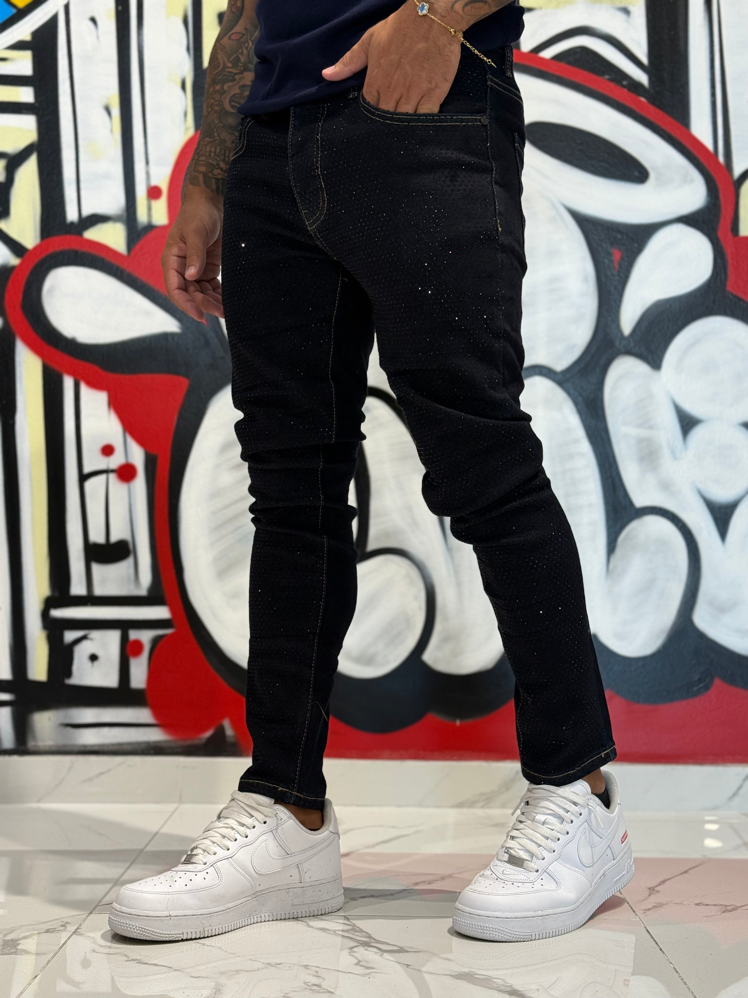 JEANS DIAMOND BLU