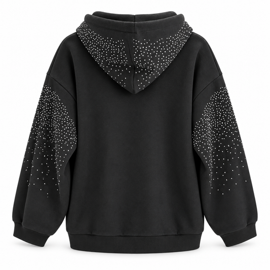 HOODIE DIAMOND ZIP