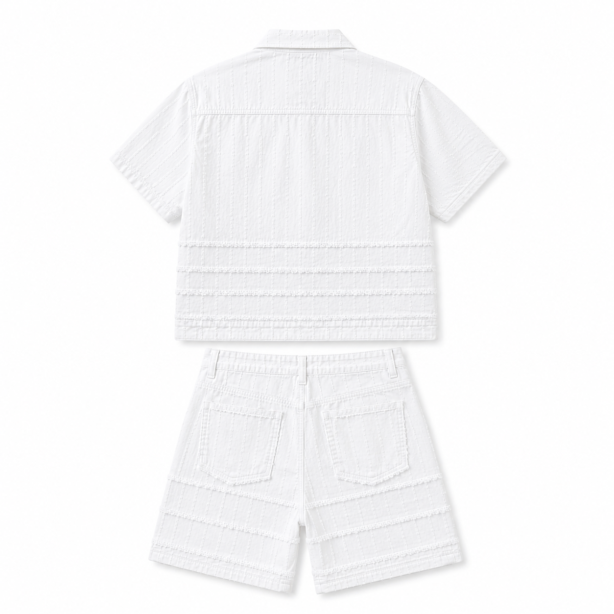 COMPLETO DENIM BIANCO