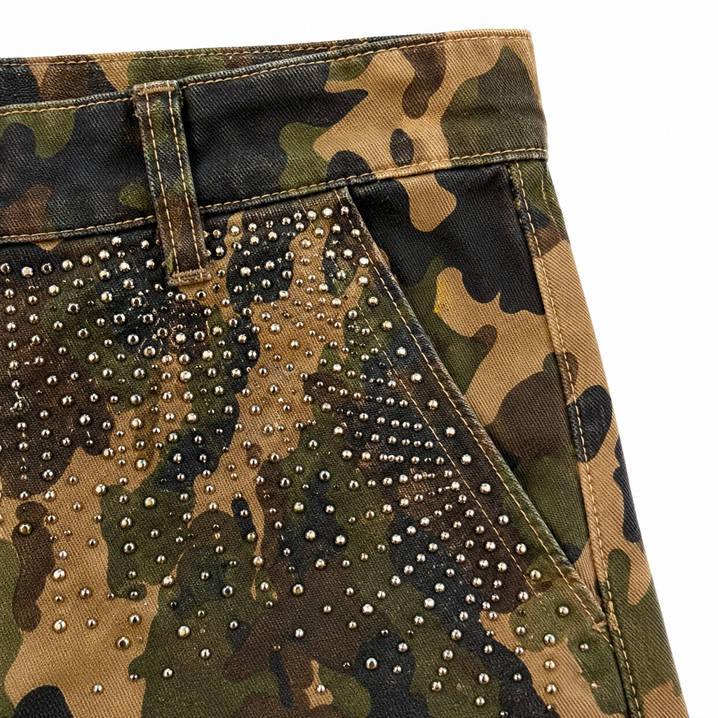 COMPLETO MILITARY STRASS