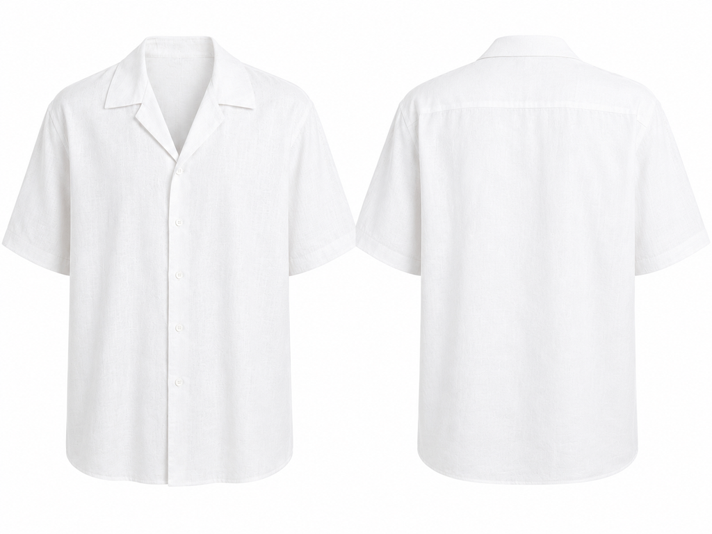 CAMICIA LINO MANICA CORTA