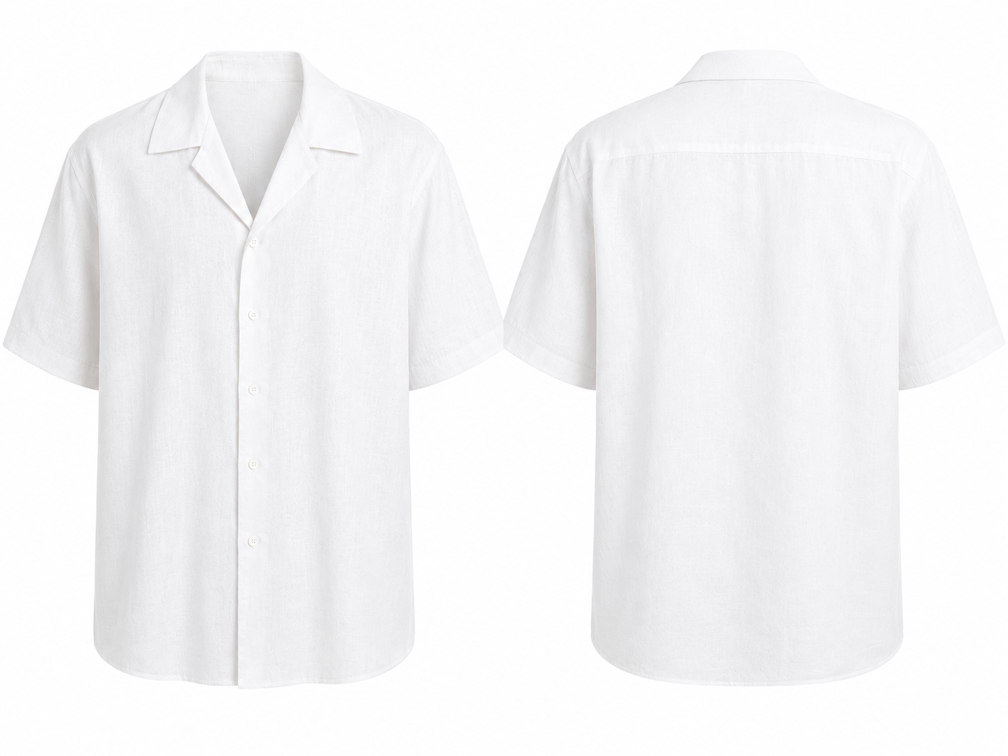 CAMICIA LINO MANICA CORTA