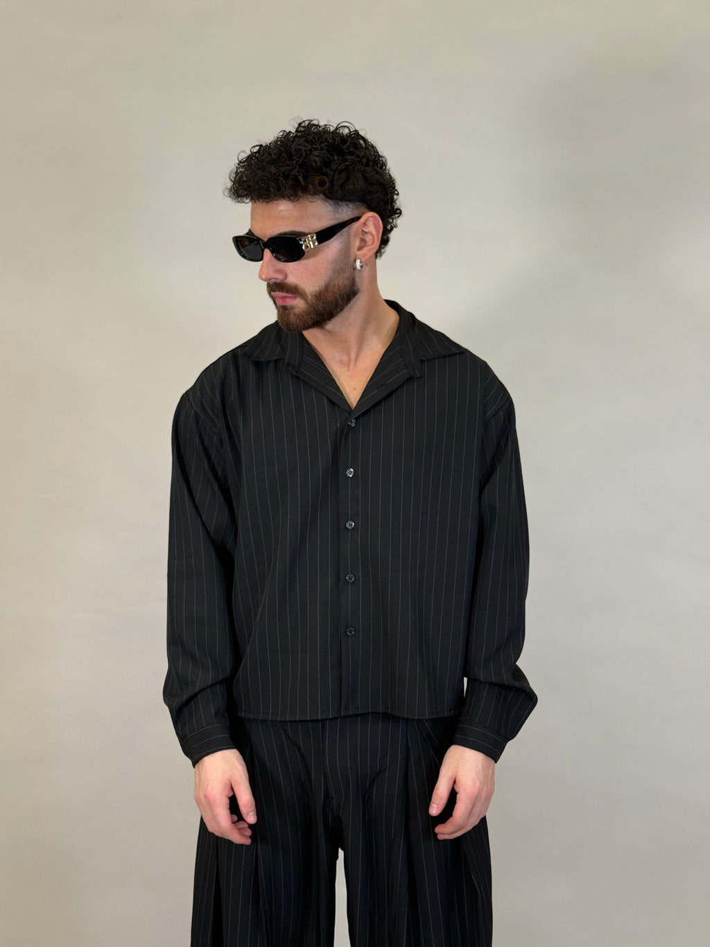 COMPLETO CROP GESSATO