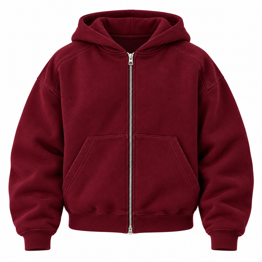 FELPA BOXY FIT ZIP