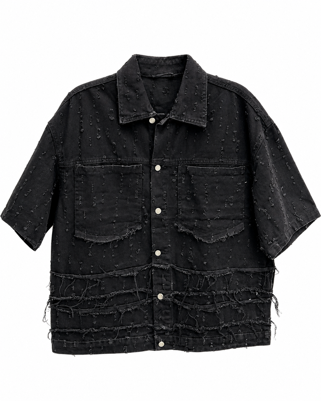 GIACCA DENIM FULL BLACK