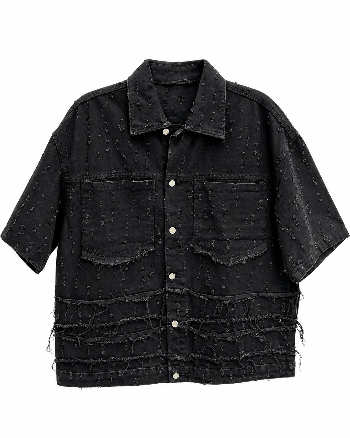 GIACCA DENIM FULL BLACK