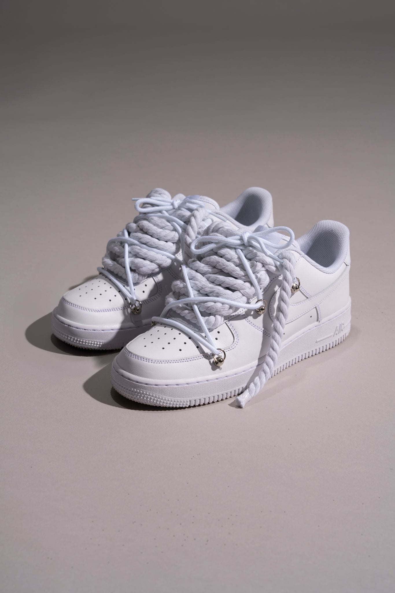 AF1 "ROPE LACES" MODEL X WHITE