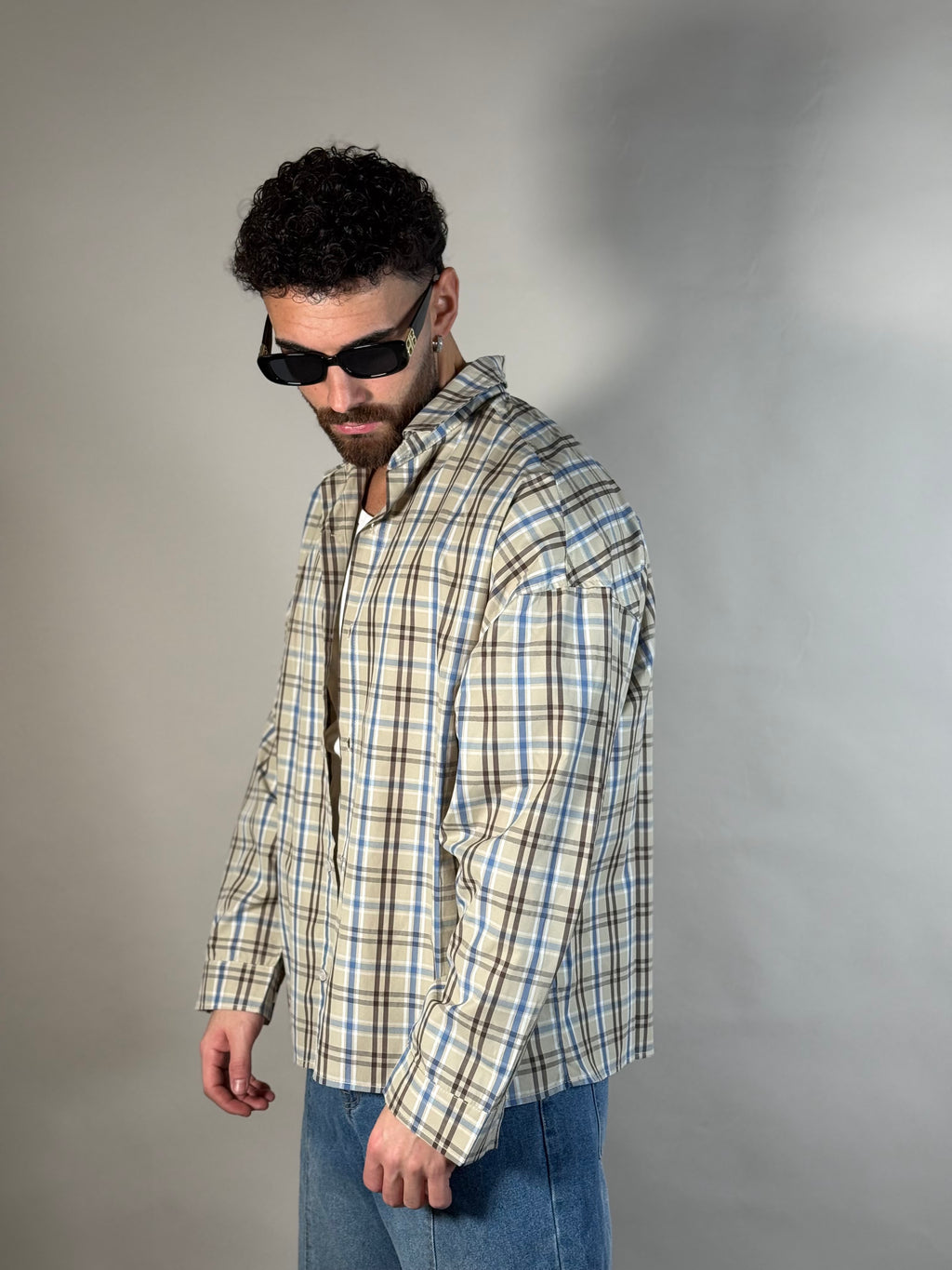 CAMICIA QUADRI SEMI OVER