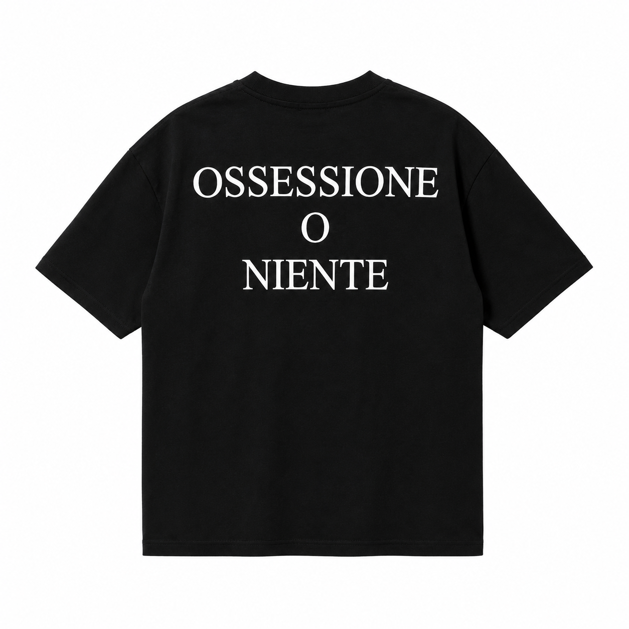 T-SHIRT OSSESSIONE NERA
