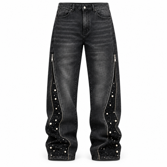 JEANS FLARE PEARL
