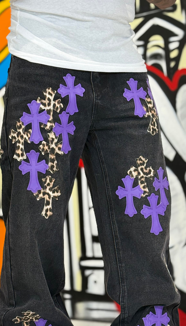 JEANS PREMIUM CROCI NERO